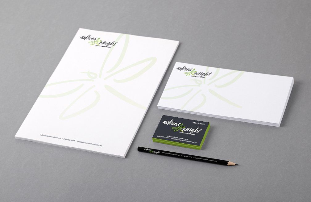 Logo and stationery design sample.
