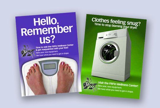 Trade ad design and writing sample.