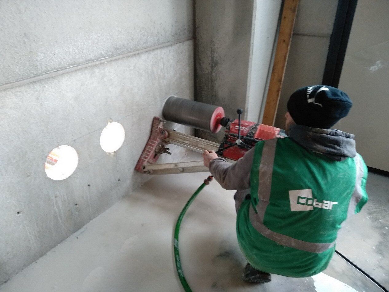 Lavori di carotaggio