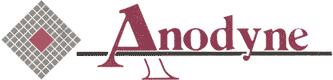 A logo featuring a maroon diamond shape with a grid pattern, alongside the word 