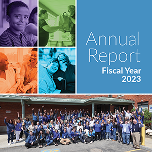 Annual report cover, 