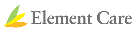 Element Care logo with green and yellow leaf icon and gray text