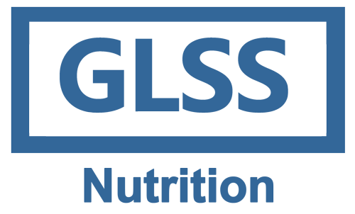 Blue text reading GLSS Nutrition