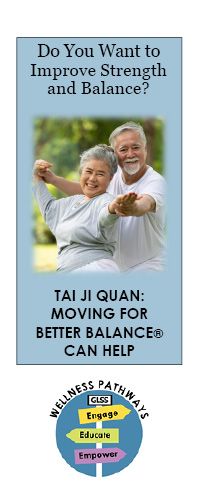 An older man and woman in workout clothes.