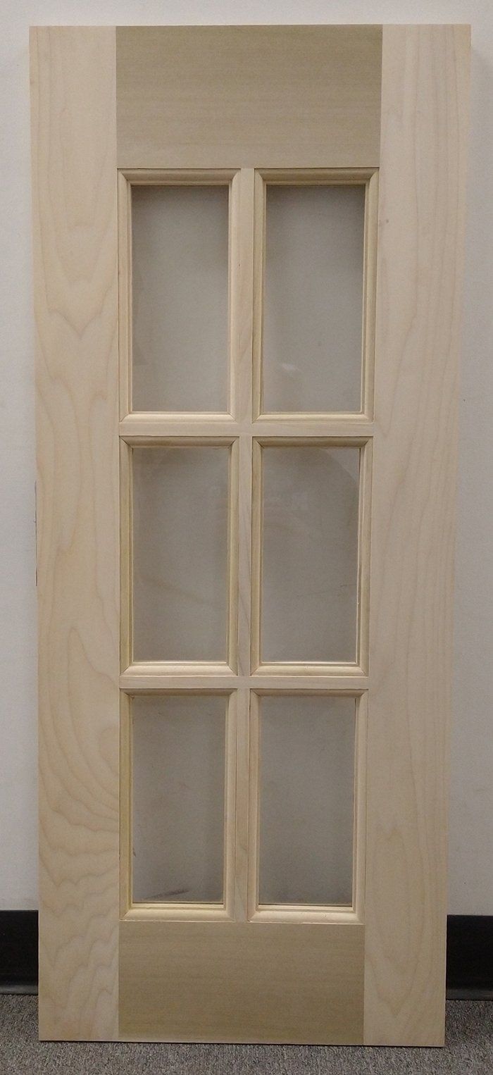 Poplar cubby hole door to be painted 17-3/4” x 43”