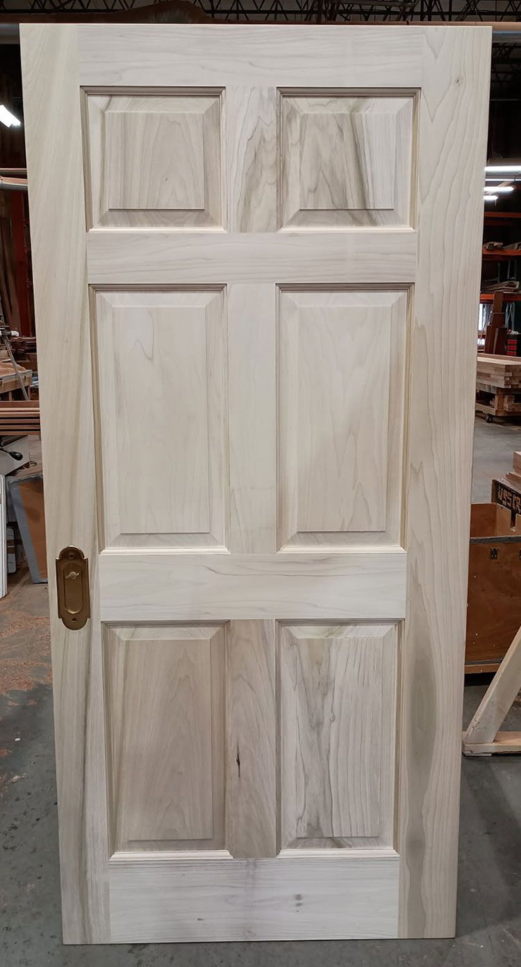 Fricker #29001
Paint grade Poplar PL60 pocket door slab with Emtek pocket door mortise lock
Princeton, NJ