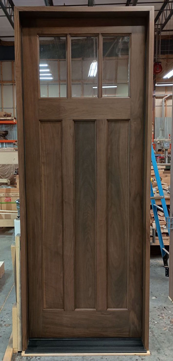Kendrick #28426
Walnut single door
Finished in custom color stain provided by customer