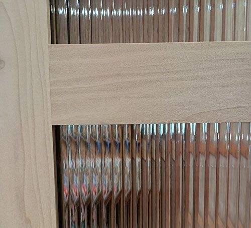 Markert #28597
Poplar door with Reeded glass