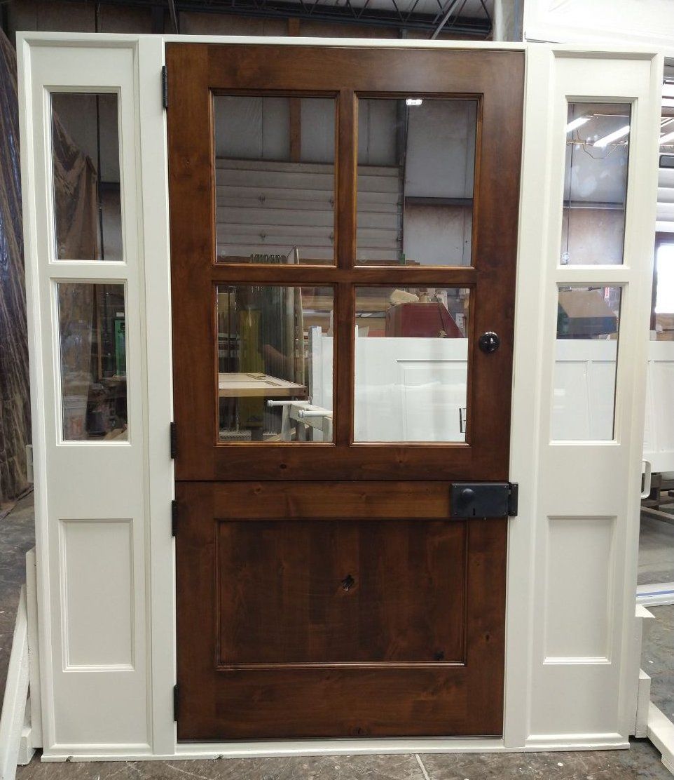 Panarello 27494 Dutch door with vintage rim lock