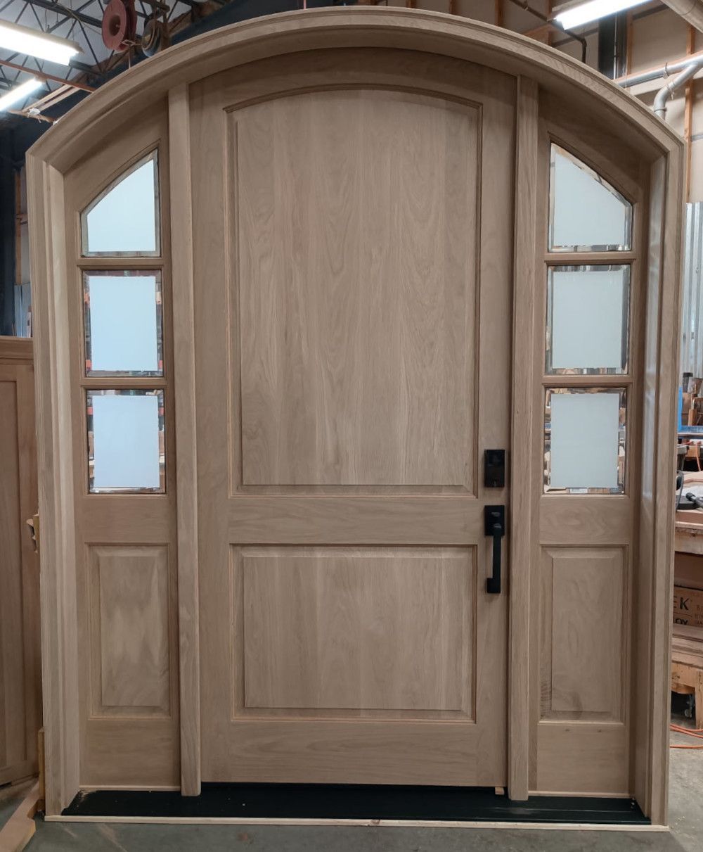 Raffio #29274
Flat sawn white oak
Sand blasted/beveled glass
Wantagh, NY