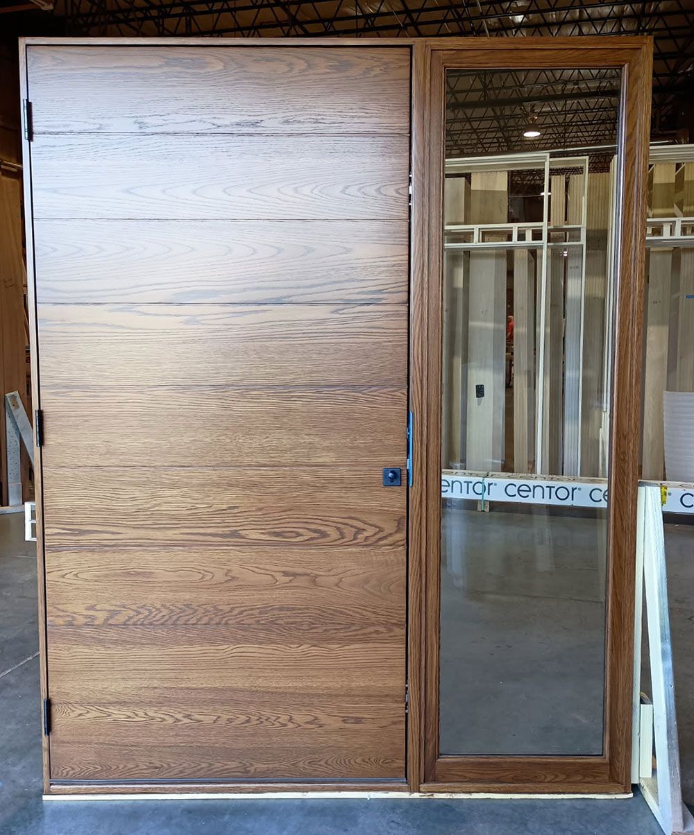 Ryan #28860
Flat Sawn White Oak flush door
Hoppe contemporary multi-point lock
Finished in Chappo
Fair Haven, NJ