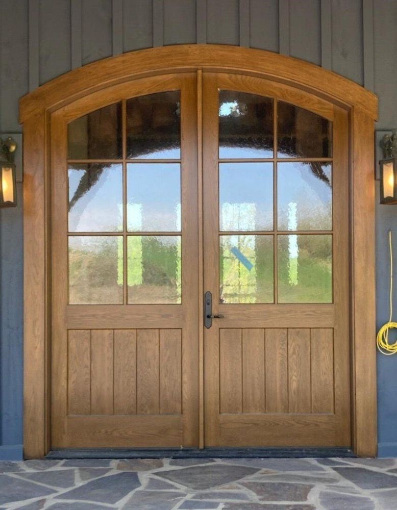 an exterior French door