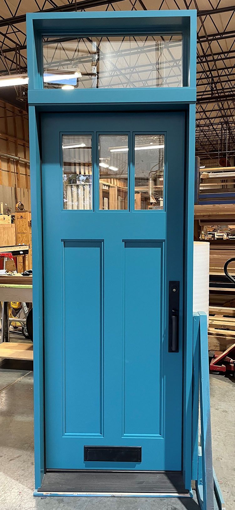 Davis #28413
Mahogany door
painted in Farrow & Ball VARDO No.288