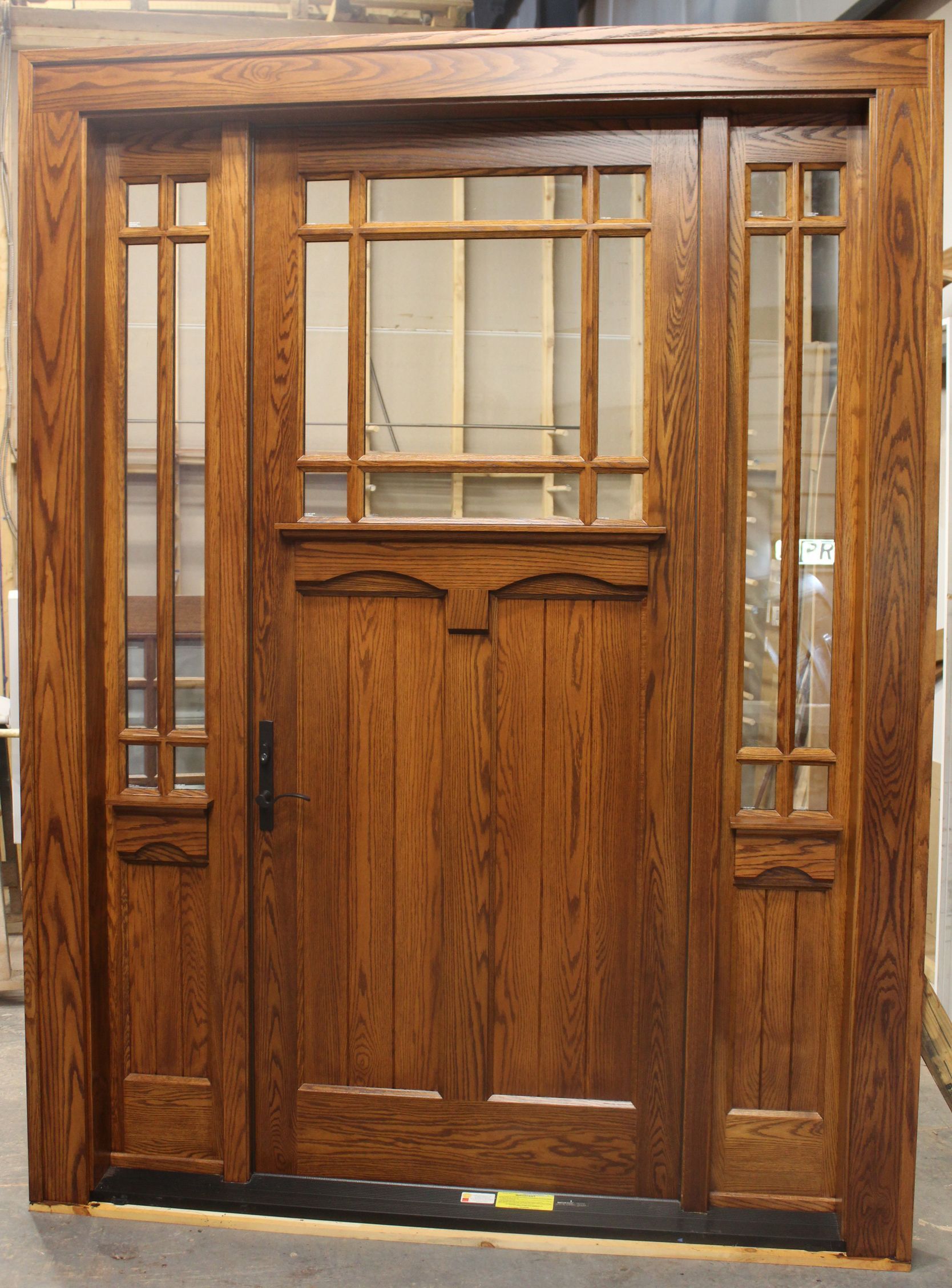 an Arts and Crafts exterior door
