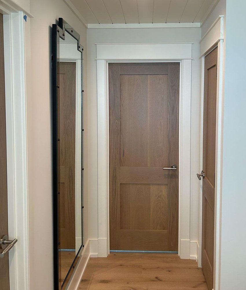 White Oak interior door