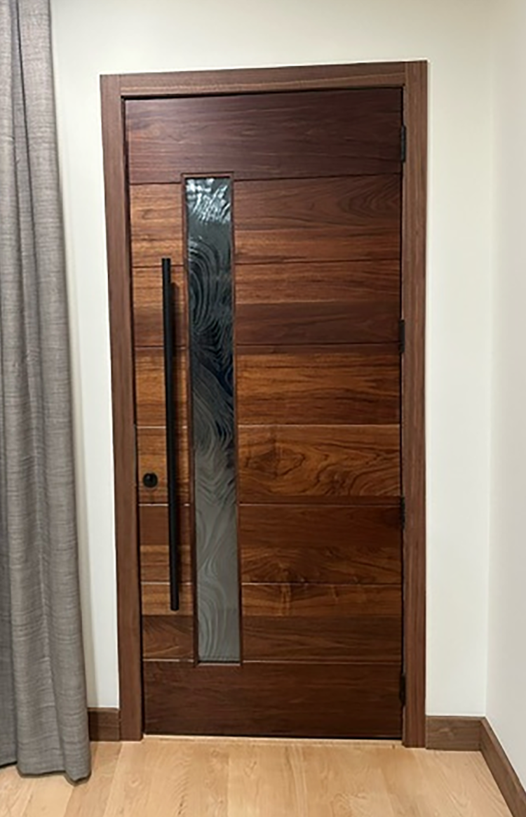 Wishart #28258
Walnut flush door - interior view
Customer did the finishing
Clyde, NC