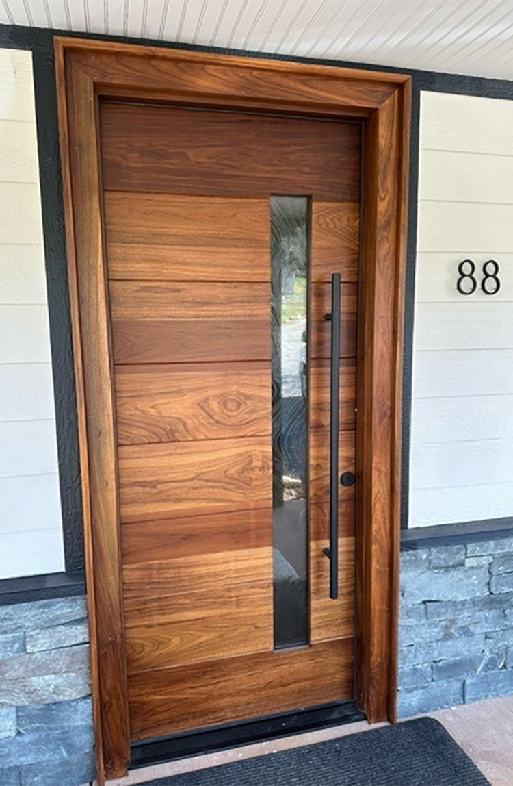 Wishart #28258
Walnut flush door - exterior view
Customer did the finishing
Clyde, NC