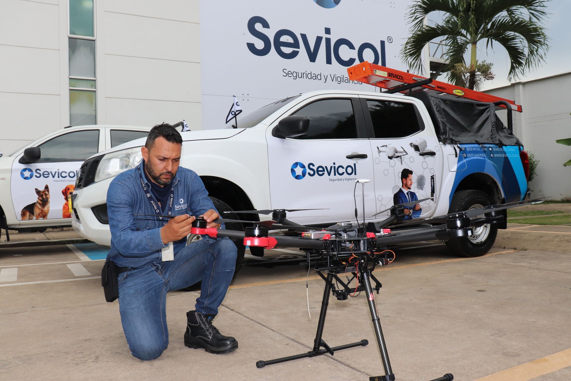 servicio de vigilancia con drones