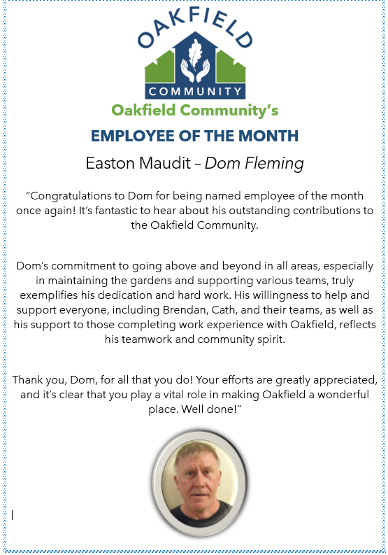 October Employees of the Month