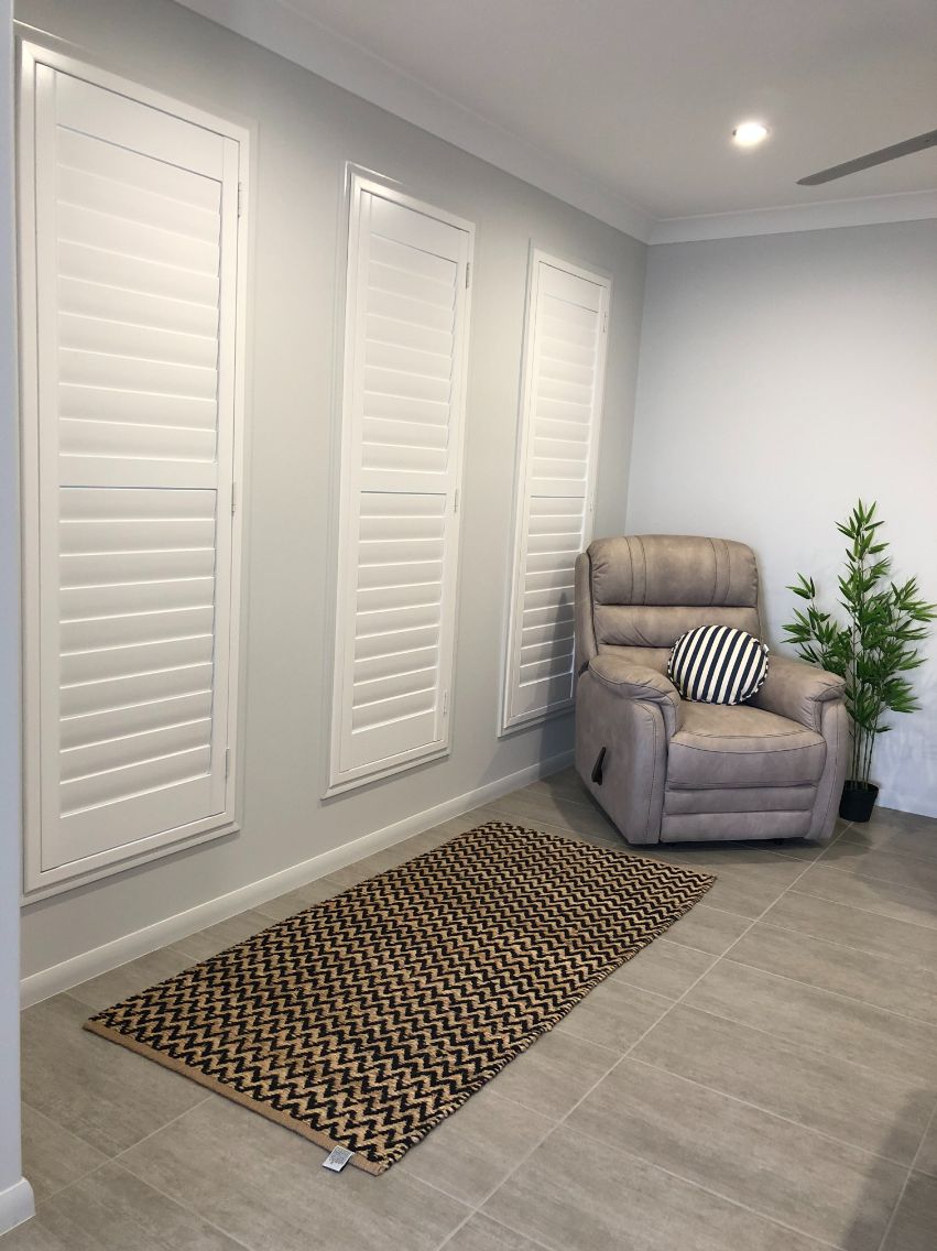 Synthetic Plantation Shutters Advantage Screens & Blinds Hervey Bay