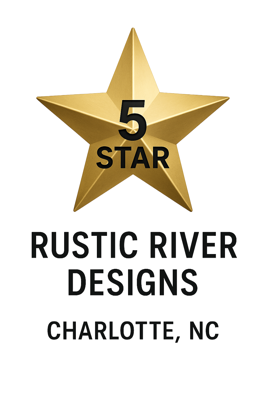 Gold star with 