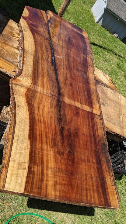 Live Edge 12 foot Poplar Slab in Charlotte and Ashville NC