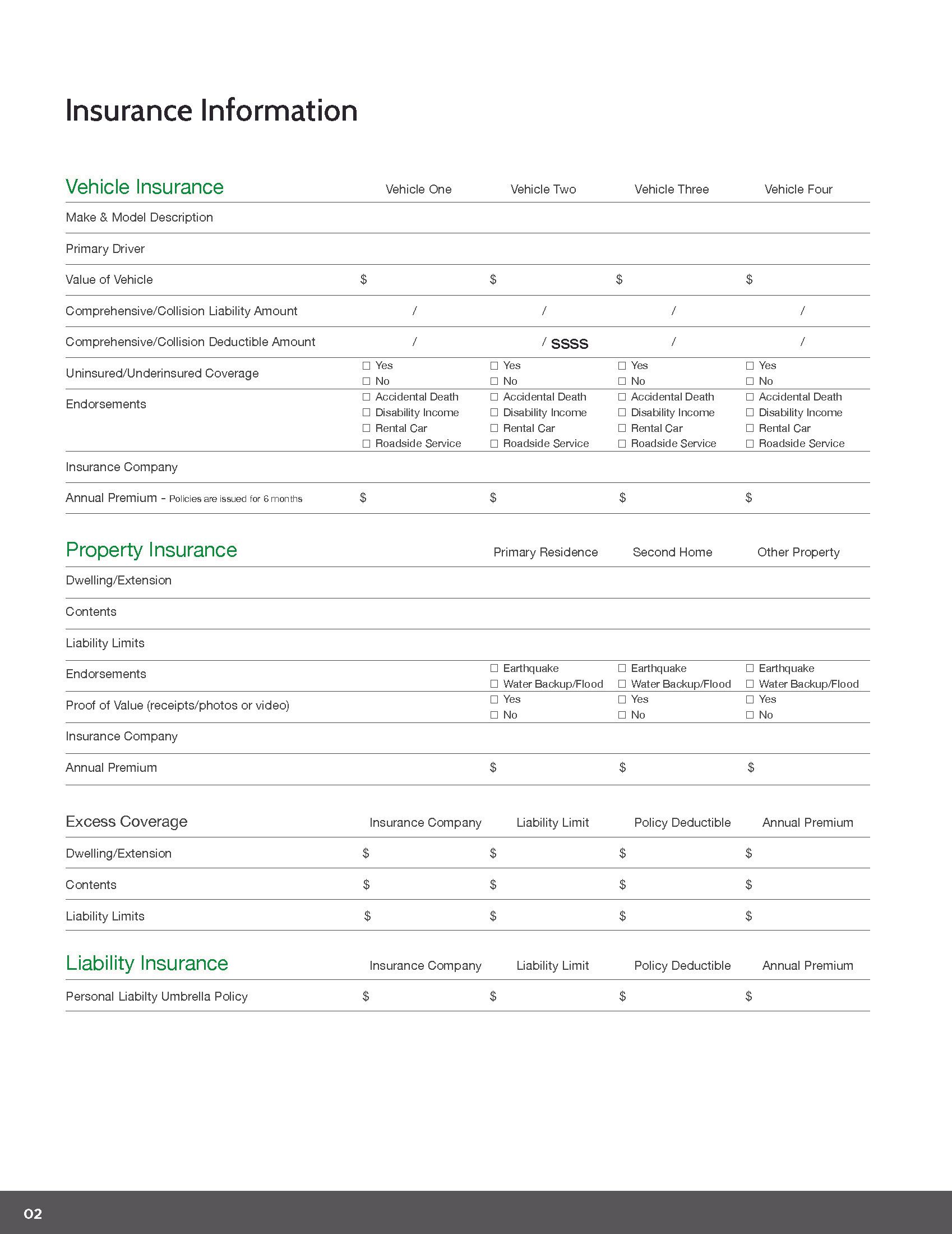 Insurance Information