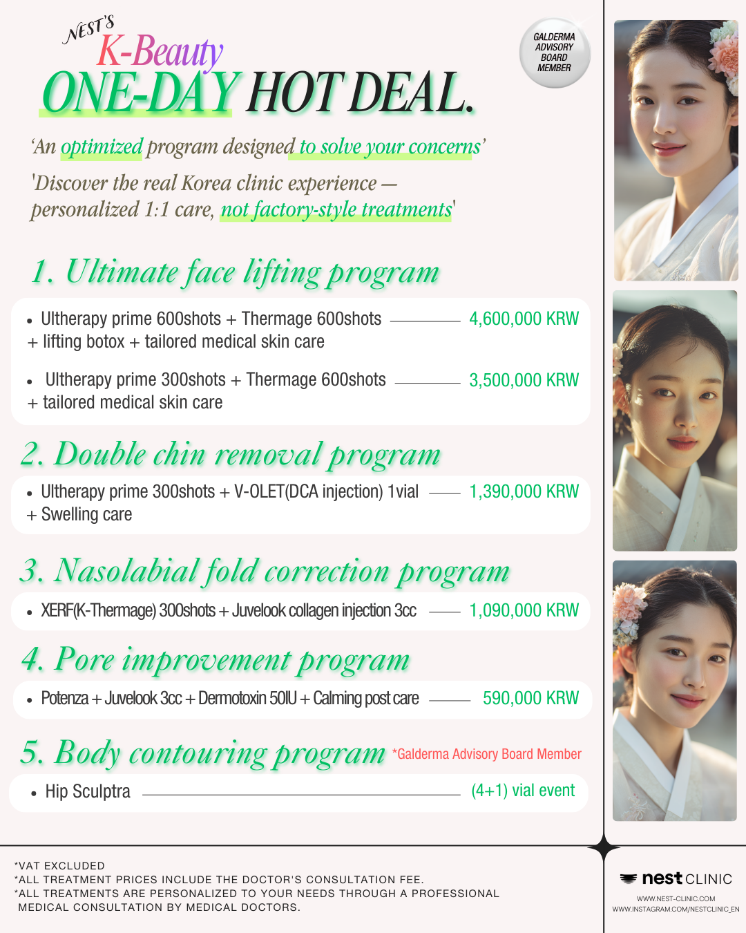 NEST Clinic promotion