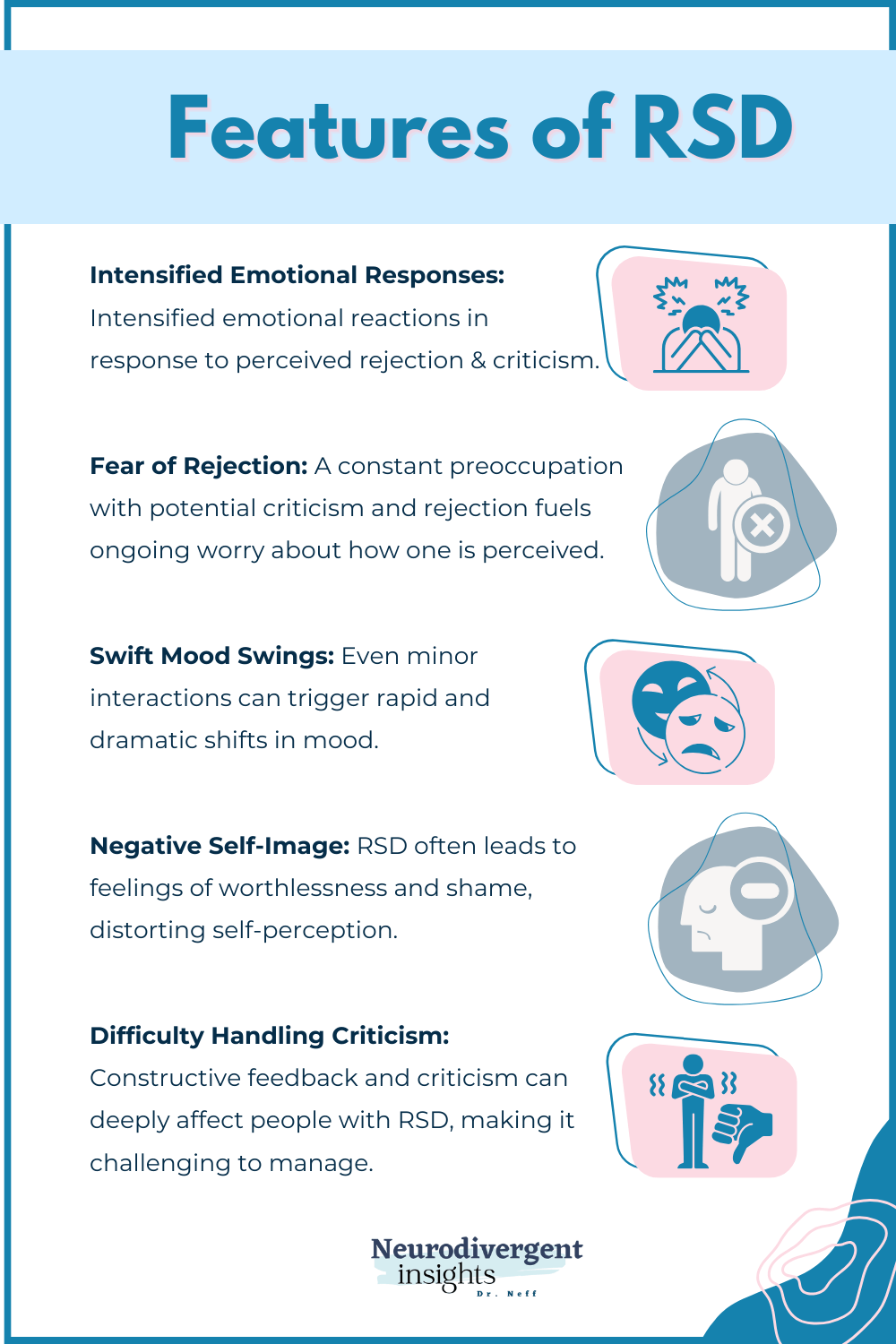 A poster explaining the features of rsd.