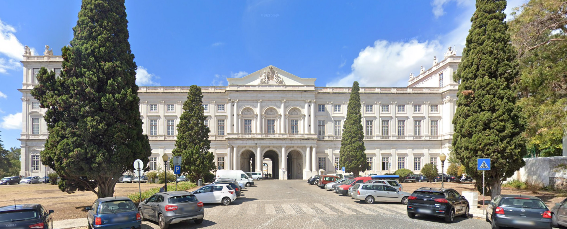 Ajuda National Palace by Google Earth Ajuda National Palace by Google Earth