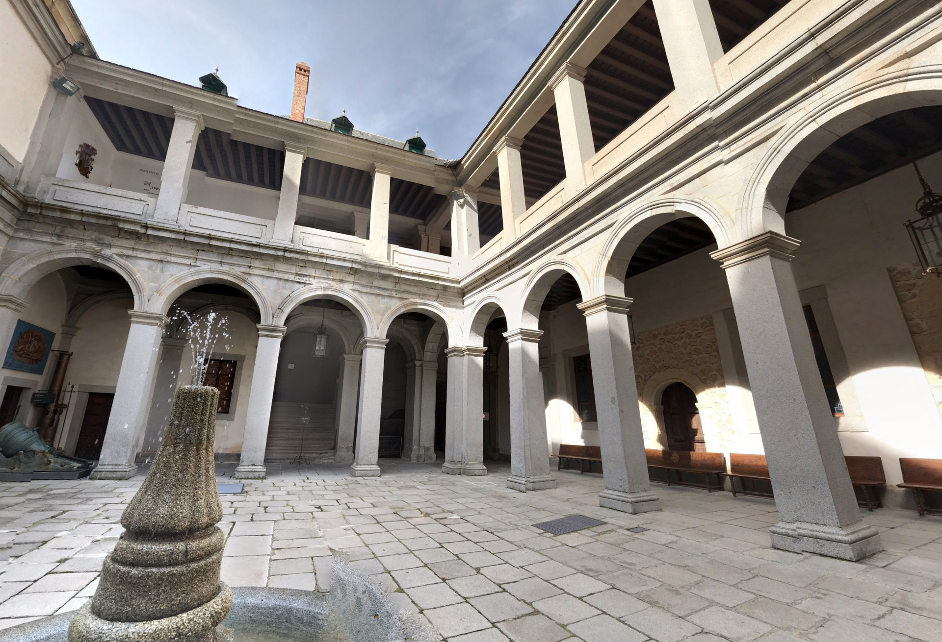 Alcázar Courtyard by Google Earth Alcázar Courtyard by Google Earth