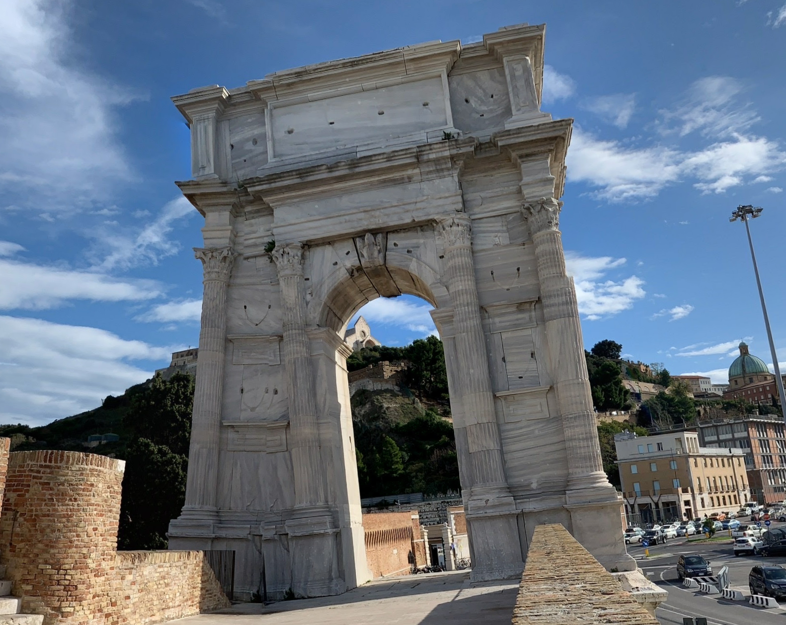 Arch of Trajan by Google Earth Arch of Trajan by Google Earth
