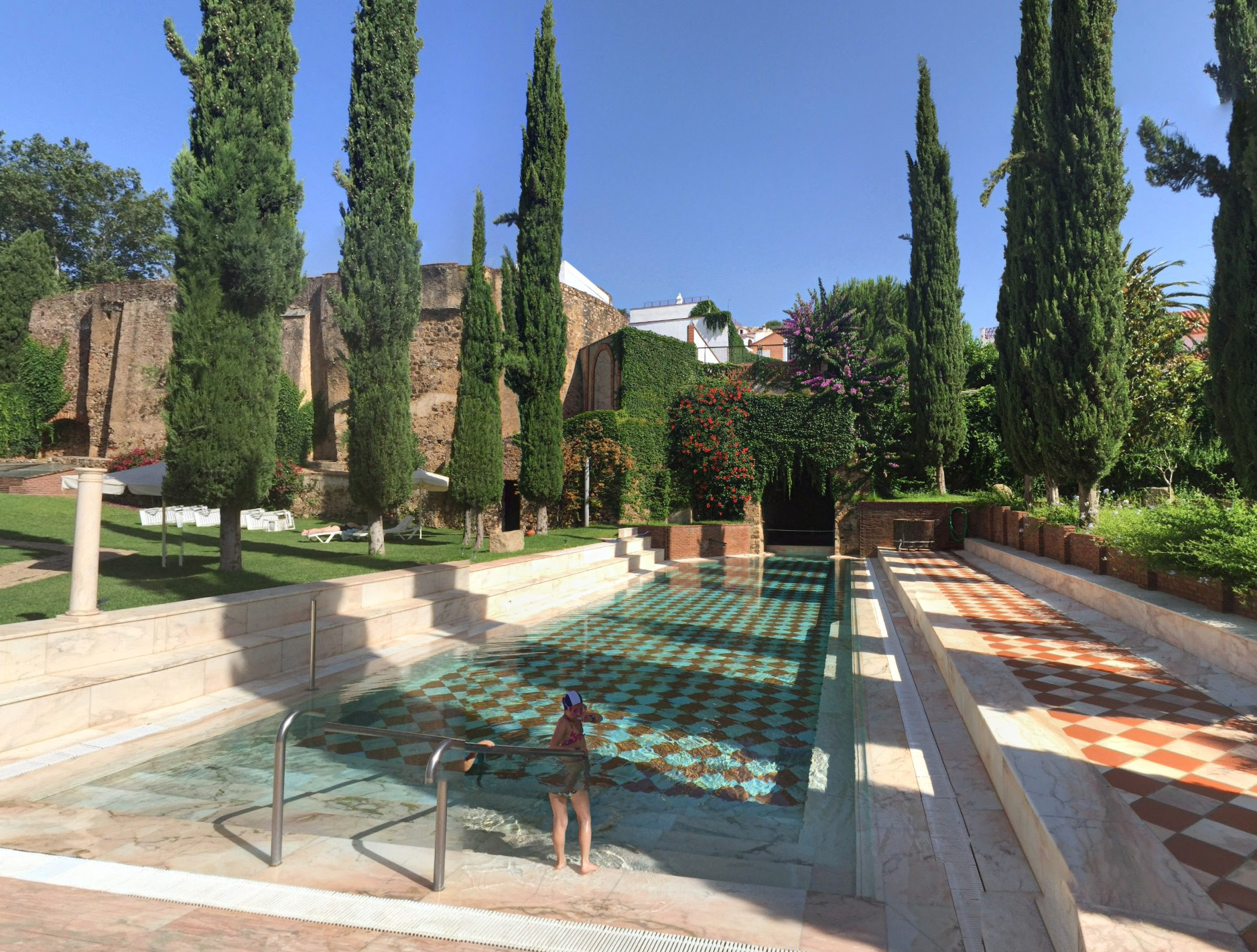 Balneario de Alange by Google Earth Balneario de Alange by Google Earth