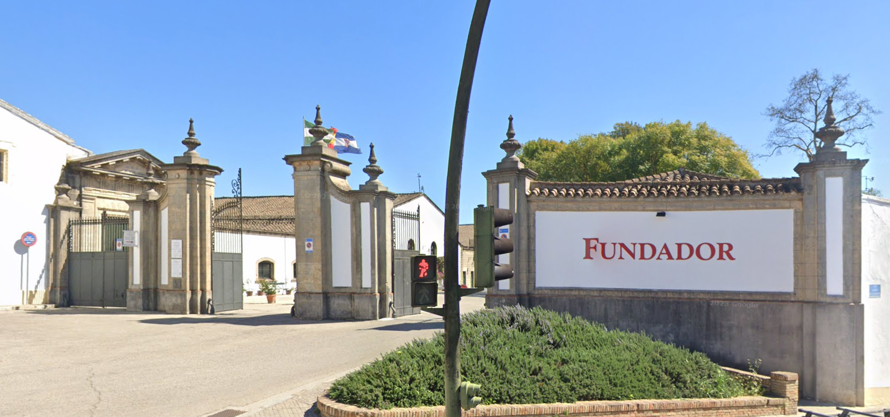Bodegas Fundador by Google Earth