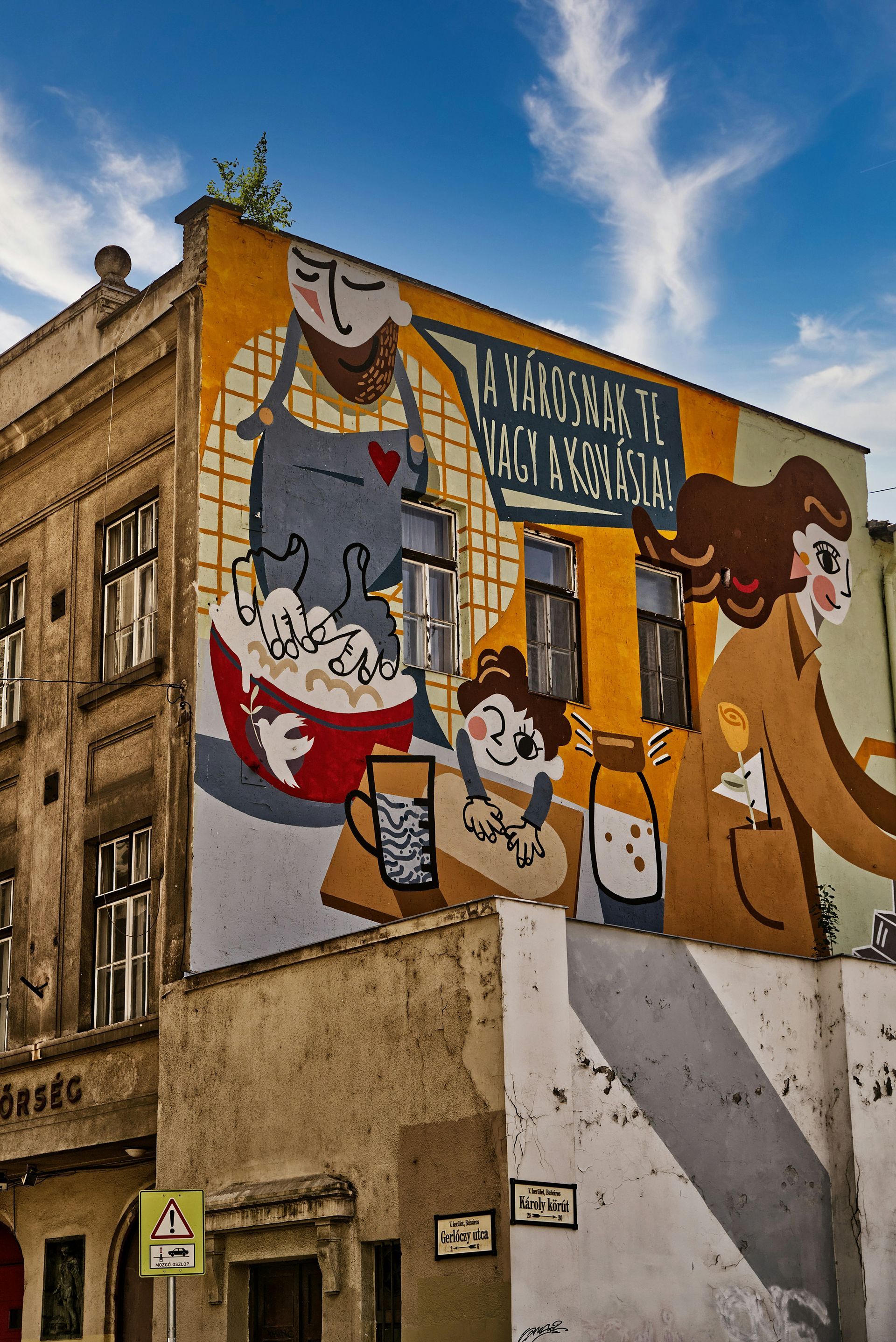 Budapest’s cool murals Budapest’s cool murals