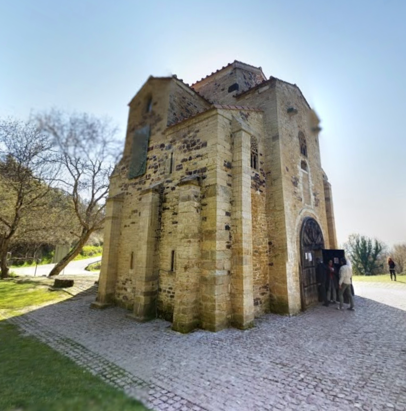 Church of San Miguel de Lillo by Google Earth Church of San Miguel de Lillo by Google Earth