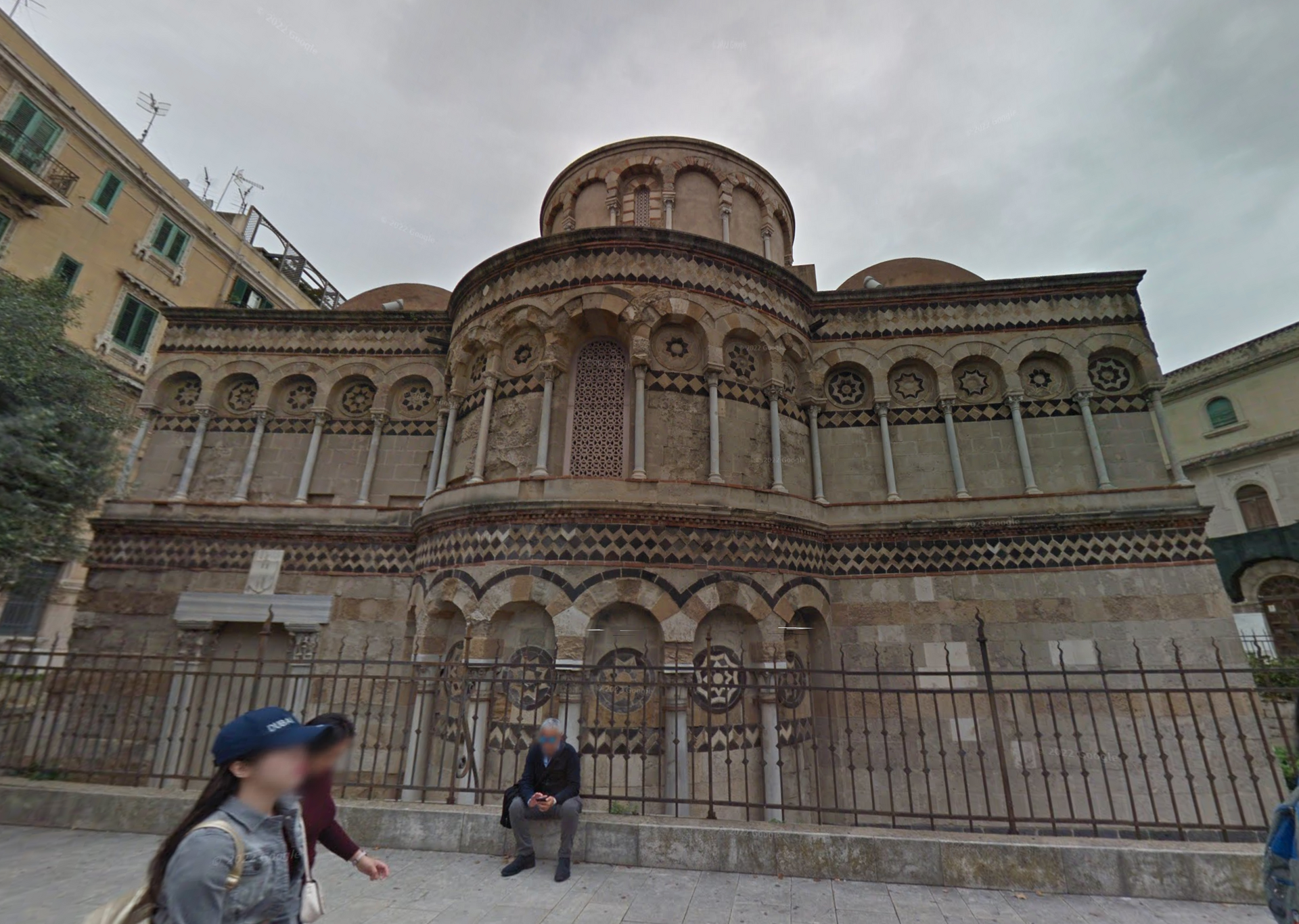 Church of Santissima Annunziata dei Catalani by Google Earth Church of Santissima Annunziata dei Catalani by Google Earth