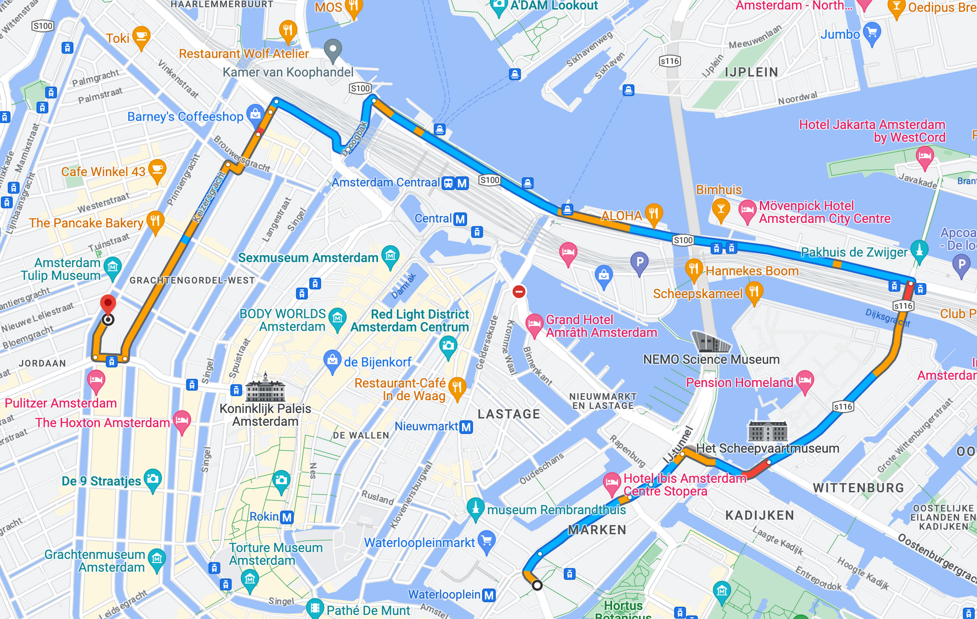 Directions Anne Frank Museum
