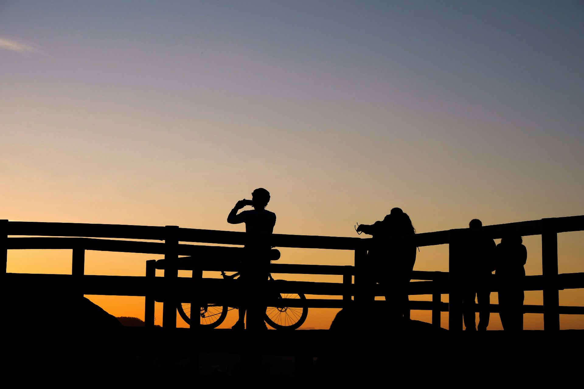 Evening bike ride Evening bike ride