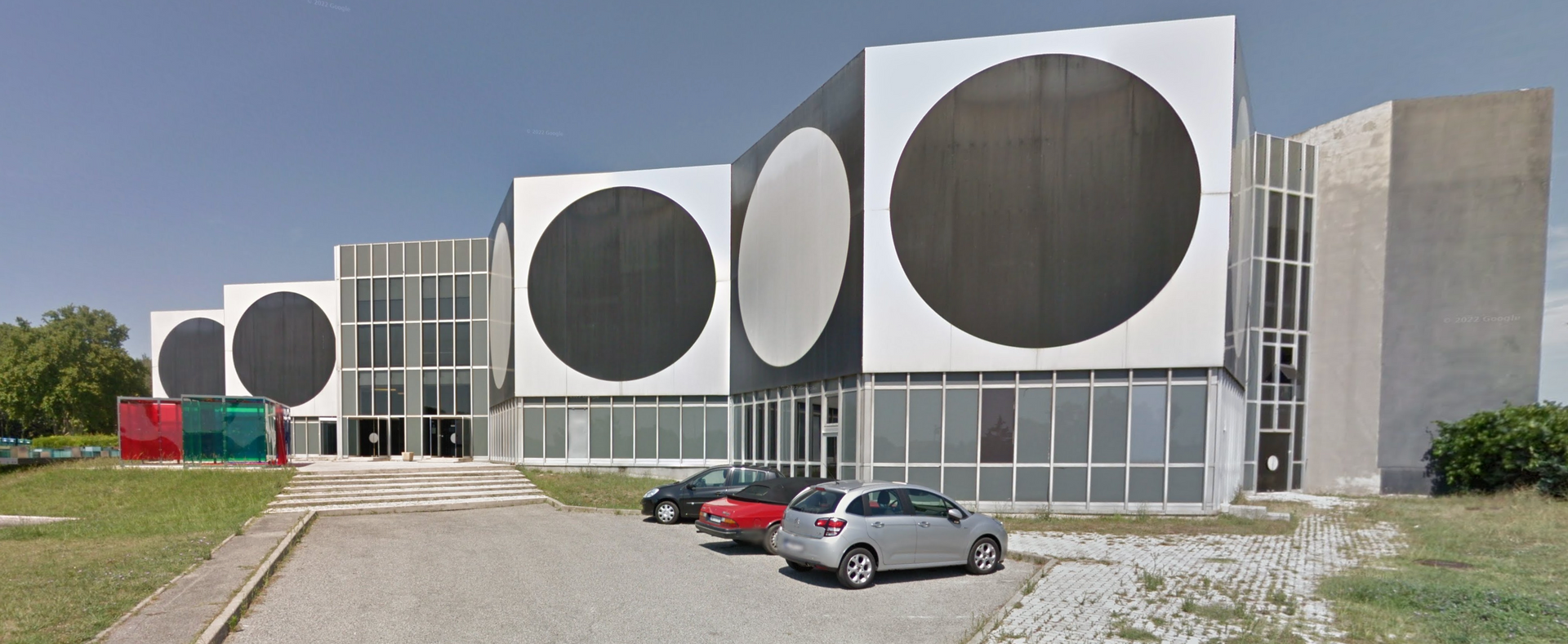 Fondation Vasarely by Google Earth Fondation Vasarely by Google Earth
