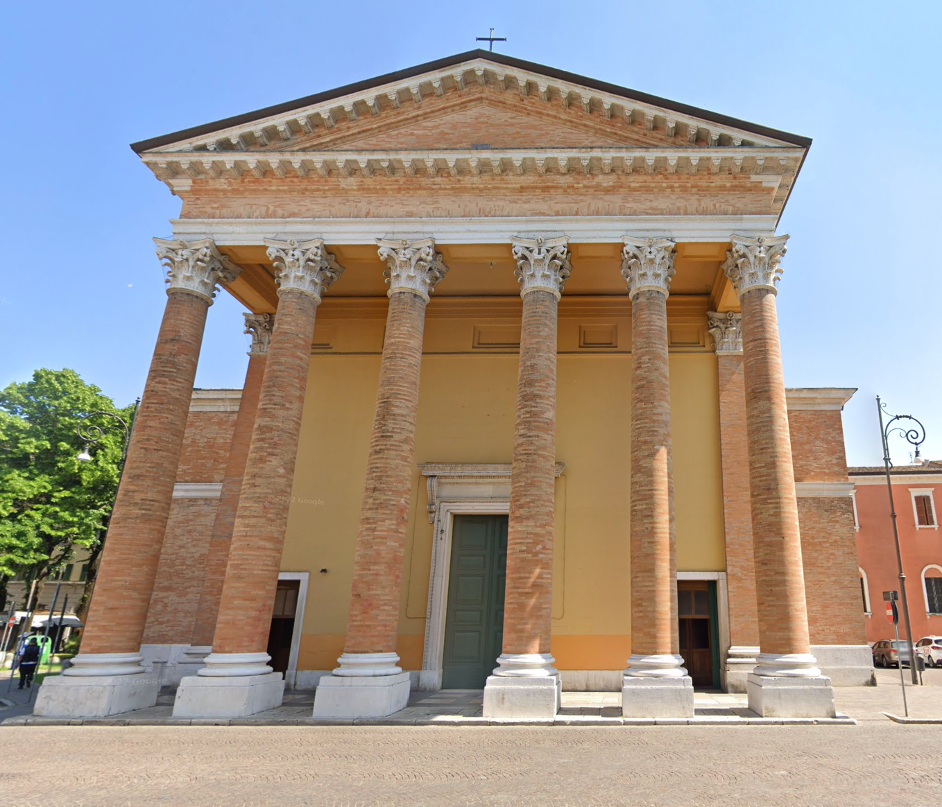 Forli Cathedral by Google Earth Forli Cathedral by Google Earth