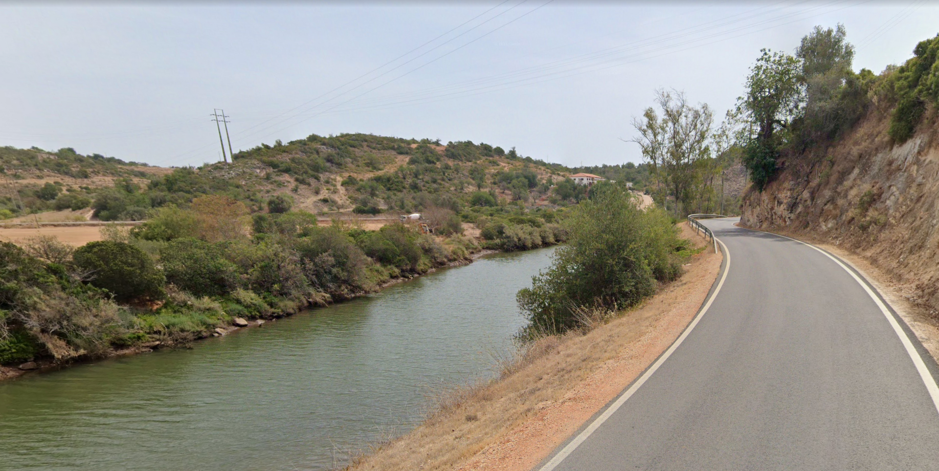 Gilão River by Google Earth Gilão River by Google Earth