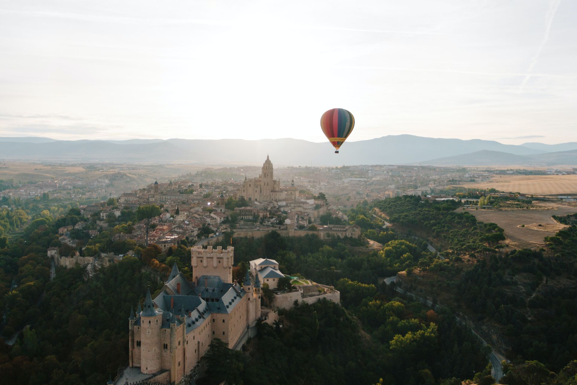 Hot Air Balloon Ride Over Segovia Hot Air Balloon Ride Over Segovia