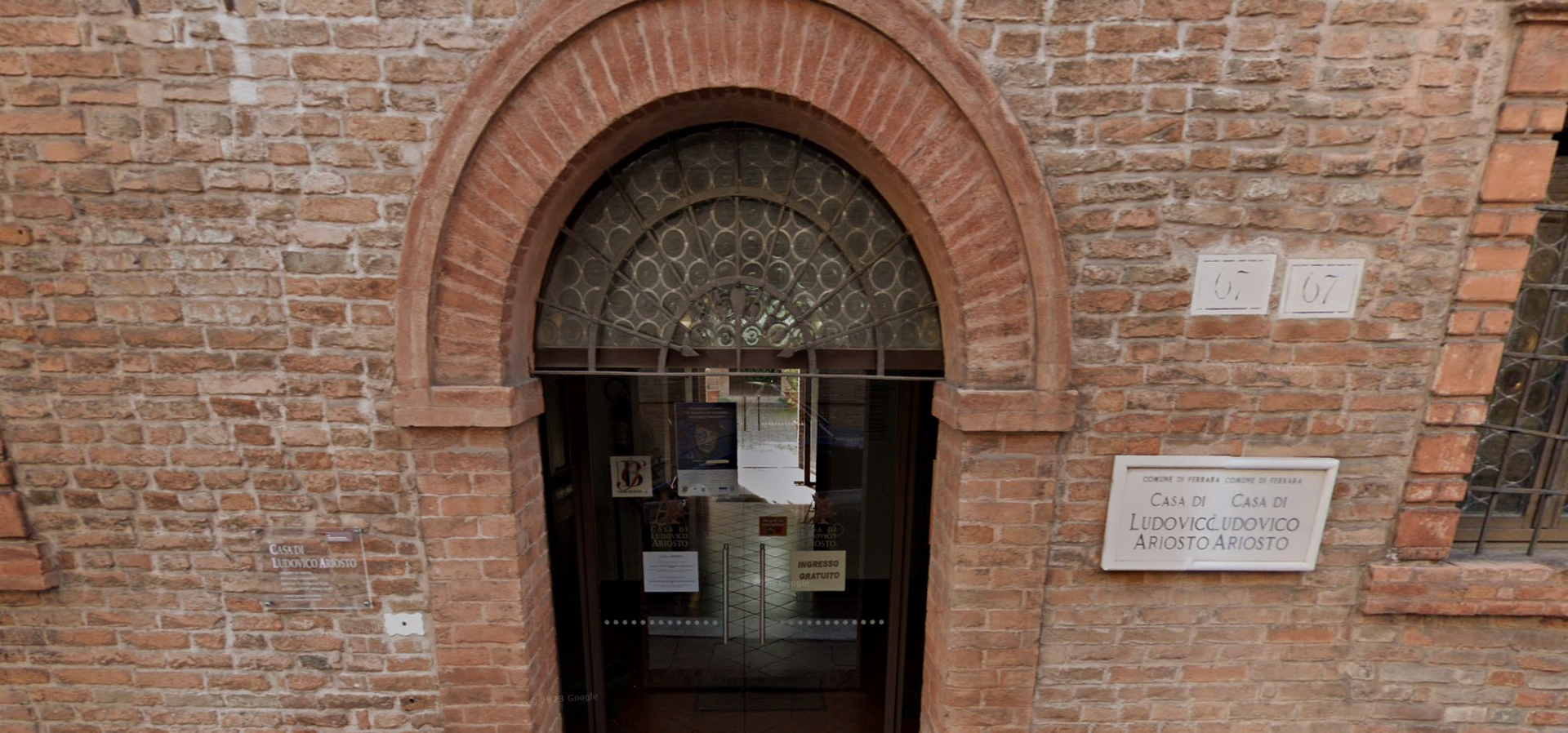 House of Ludovico Ariosto by Google Earth