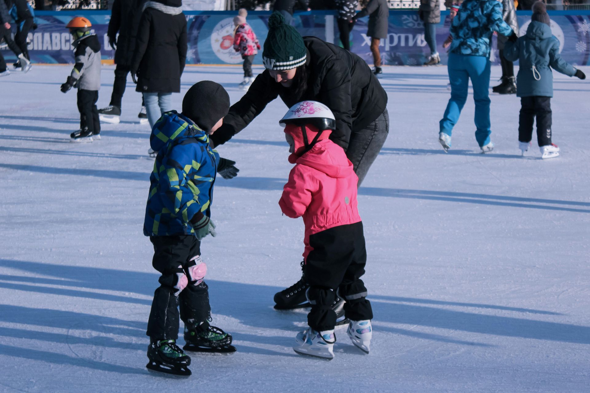 Ice skating session Ice skating session