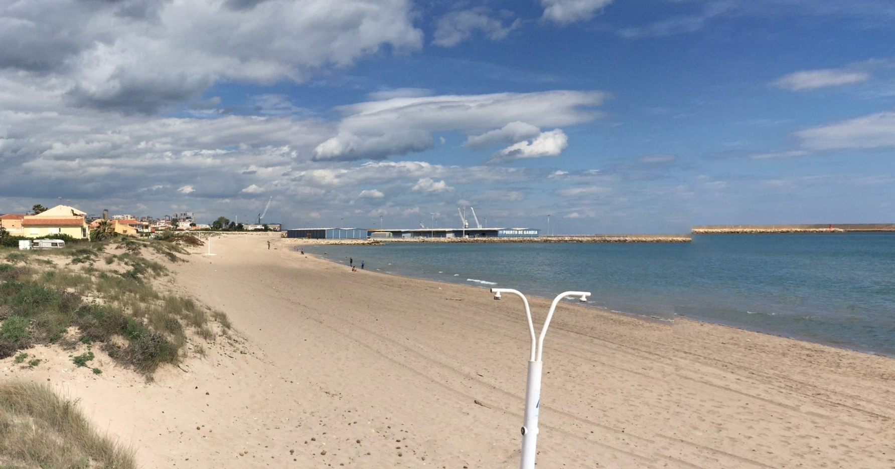 Marenys de Rafalcaid beach by Google Earth Marenys de Rafalcaid beach by Google Earth