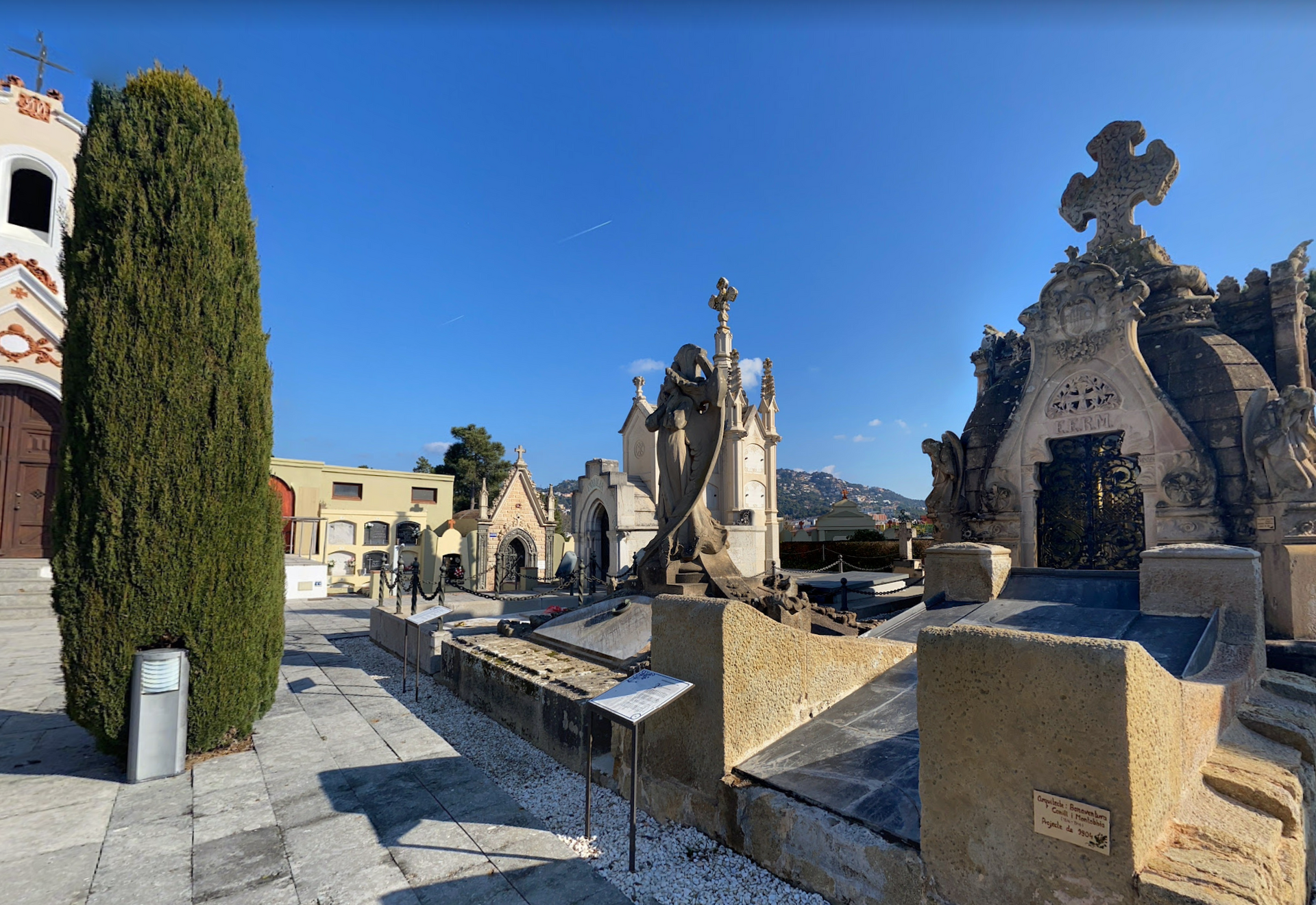 Modernist Cemetery by Google Earth