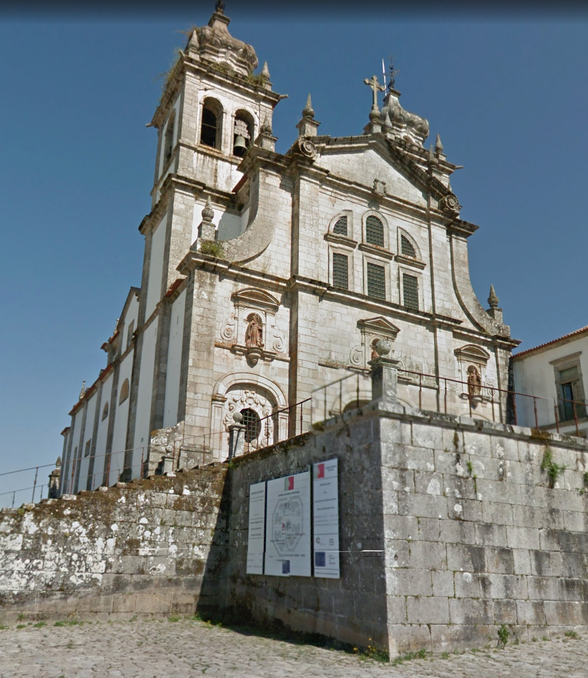 Monastery of São Martinho de Tibães by Google Earth Monastery of São Martinho de Tibães by Google Earth