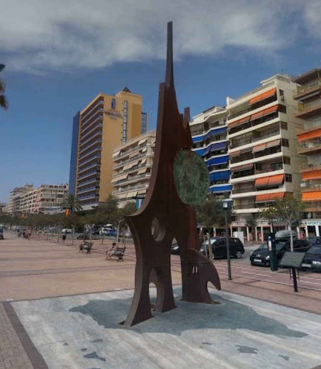 Monumento a La Peseta by Google Earth Monumento a La Peseta by Google Earth