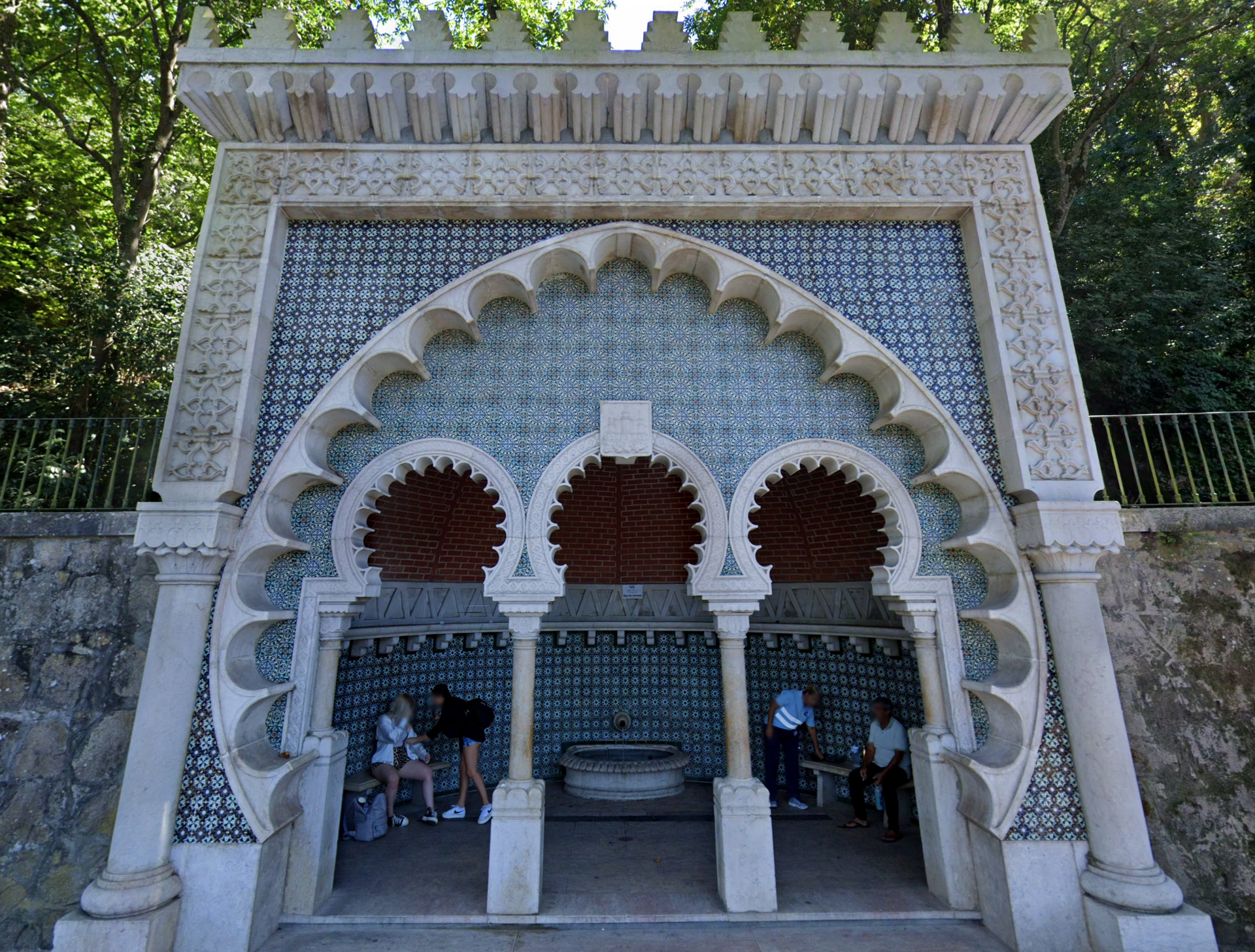Moorish Fountain by Google Earth